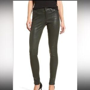 $975 Adriano Goldschmied AG Women’s The Legging Super Skinny Pants-Olive-27W NWT